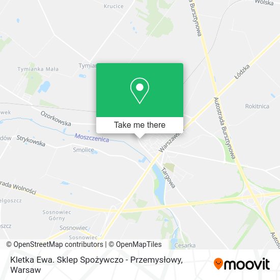 Kletka Ewa. Sklep Spożywczo - Przemysłowy map