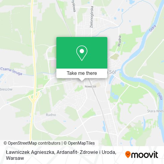 Ławniczek Agnieszka, Ardanafit- Zdrowie i Uroda map