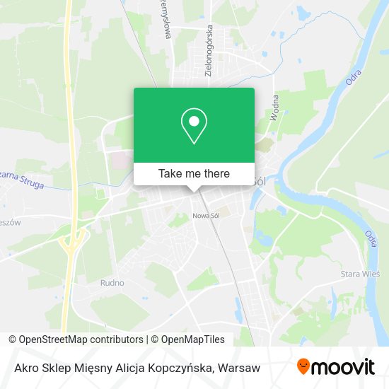 Akro Sklep Mięsny Alicja Kopczyńska map