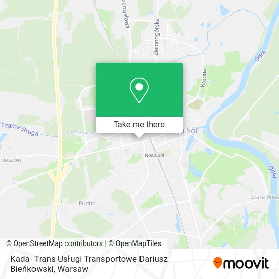 Kada- Trans Usługi Transportowe Dariusz Bieńkowski map