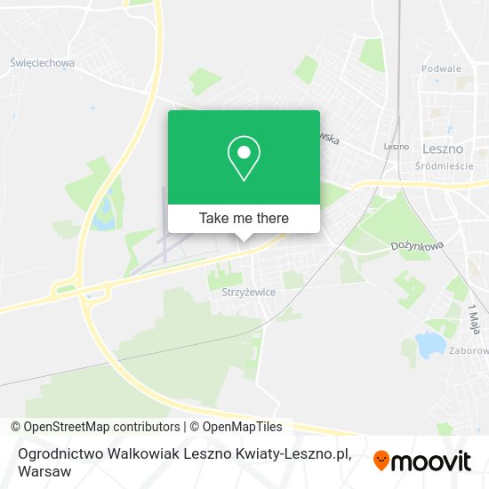 Ogrodnictwo Walkowiak Leszno Kwiaty-Leszno.pl map