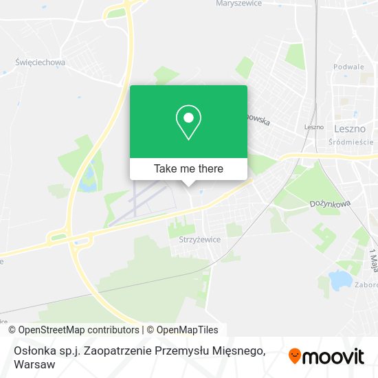 Osłonka sp.j. Zaopatrzenie Przemysłu Mięsnego map