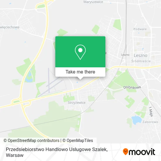 Карта Przedsiebiorstwo Handlowo Uslugowe Szalek