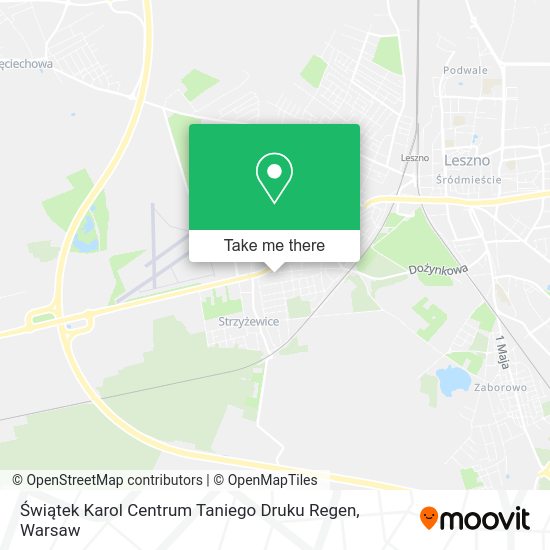 Świątek Karol Centrum Taniego Druku Regen map