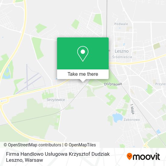 Firma Handlowo Usługowa Krzysztof Dudziak Leszno map