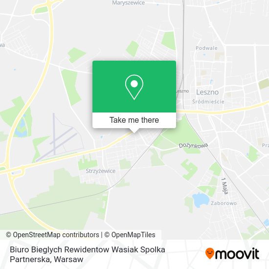 Biuro Bieglych Rewidentow Wasiak Spolka Partnerska map