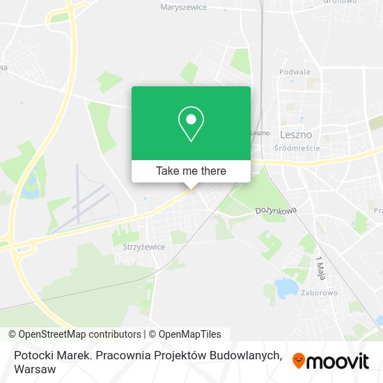 Potocki Marek. Pracownia Projektów Budowlanych map