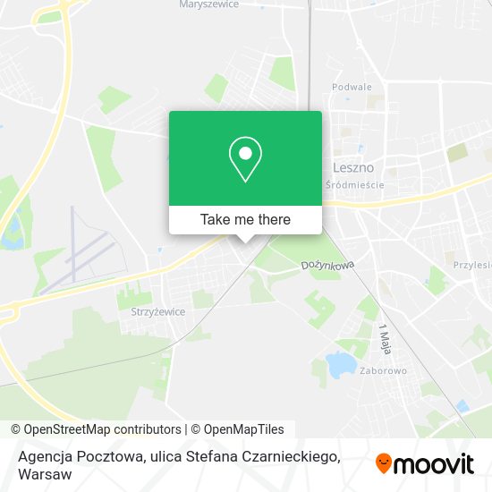 Agencja Pocztowa, ulica Stefana Czarnieckiego map