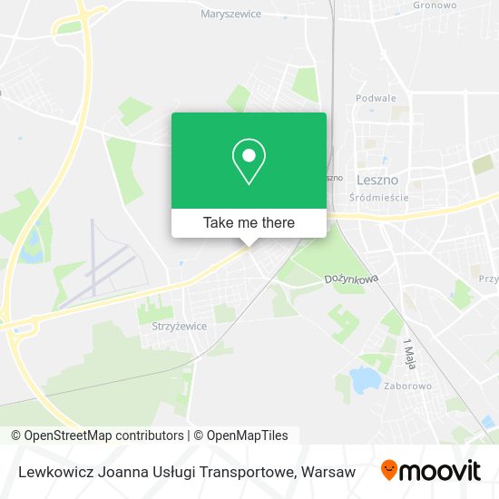 Lewkowicz Joanna Usługi Transportowe map