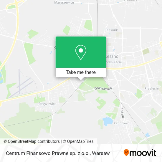 Карта Centrum Finansowo Prawne sp. z o.o.