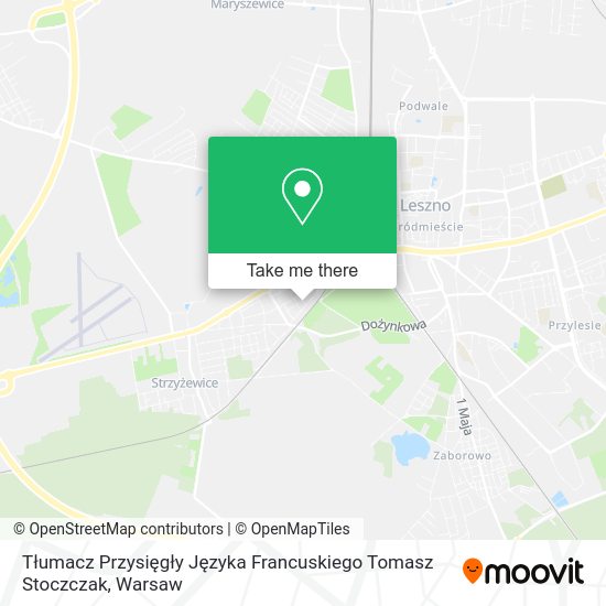 Tłumacz Przysięgły Języka Francuskiego Tomasz Stoczczak map