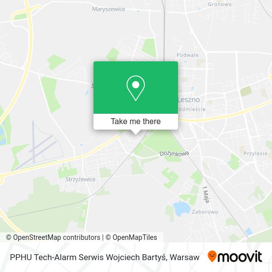 PPHU Tech-Alarm Serwis Wojciech Bartyś map