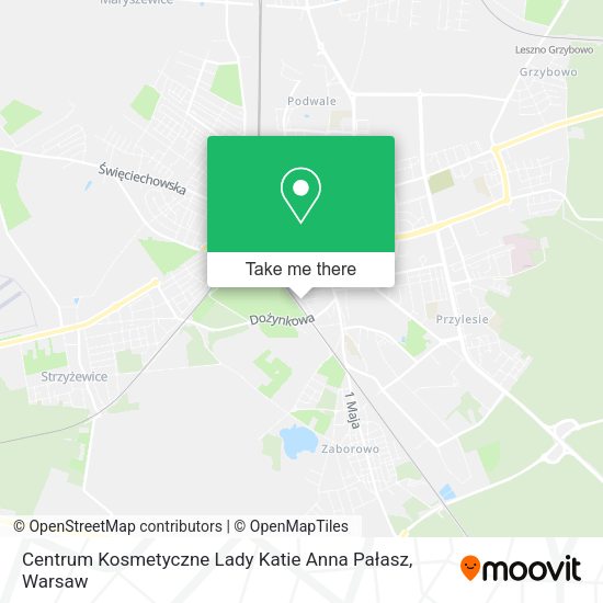 Centrum Kosmetyczne Lady Katie Anna Pałasz map