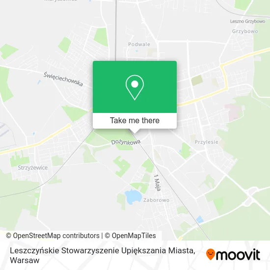 Карта Leszczyńskie Stowarzyszenie Upiększania Miasta