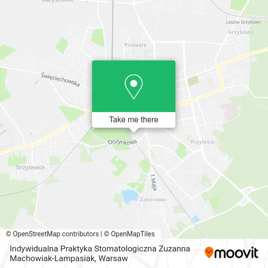 Карта Indywidualna Praktyka Stomatologiczna Zuzanna Machowiak-Lampasiak