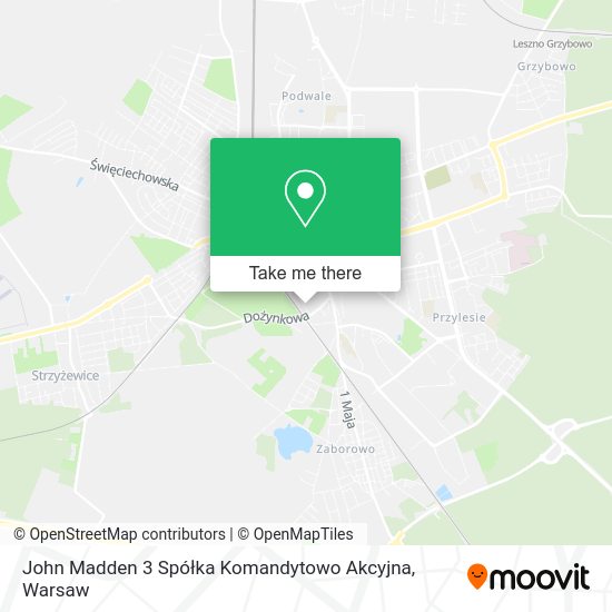 John Madden 3 Spółka Komandytowo Akcyjna map