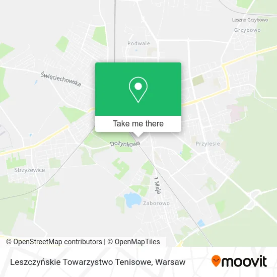 Карта Leszczyńskie Towarzystwo Tenisowe