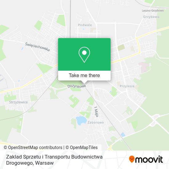 Zaklad Sprzetu i Transportu Budownictwa Drogowego map