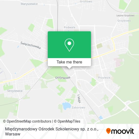 Międzynarodowy Ośrodek Szkoleniowy sp. z o.o. map