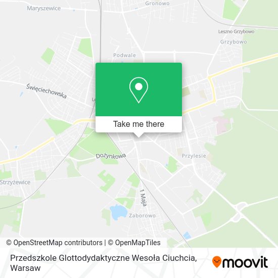 Przedszkole Glottodydaktyczne Wesoła Ciuchcia map