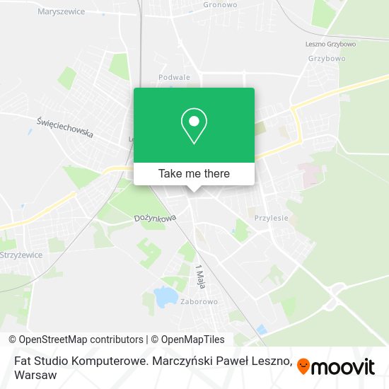 Fat Studio Komputerowe. Marczyński Paweł Leszno map