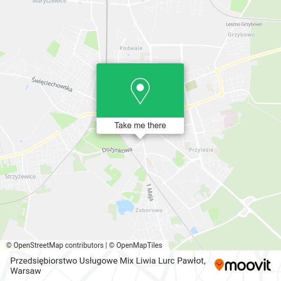 Przedsiębiorstwo Usługowe Mix Liwia Lurc Pawłot map