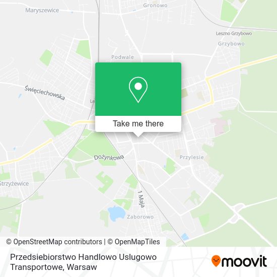 Przedsiebiorstwo Handlowo Uslugowo Transportowe map