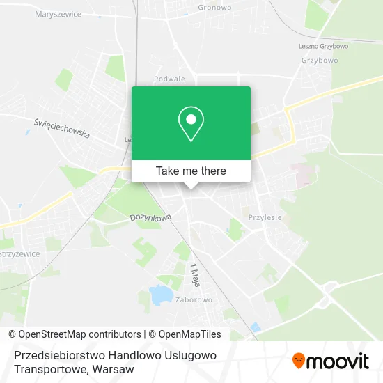 Карта Przedsiebiorstwo Handlowo Uslugowo Transportowe