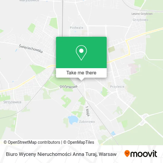Biuro Wyceny Nieruchomości Anna Turaj map