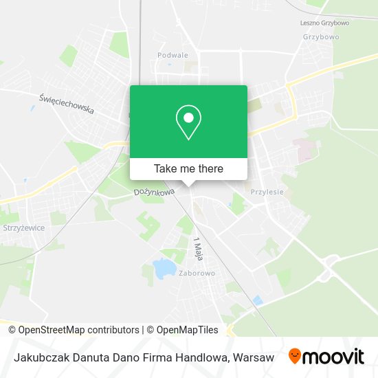 Jakubczak Danuta Dano Firma Handlowa map