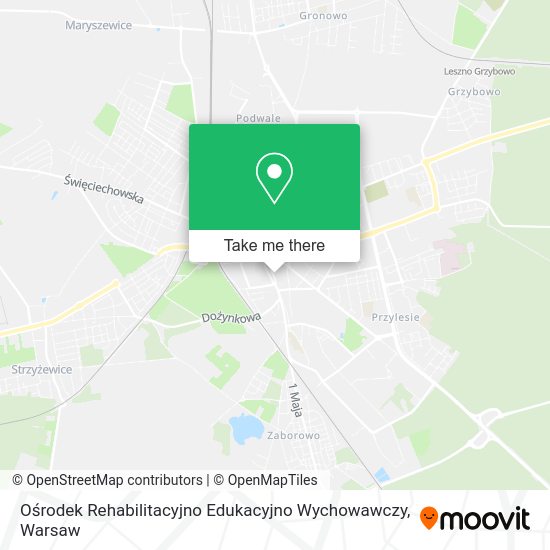 Ośrodek Rehabilitacyjno Edukacyjno Wychowawczy map