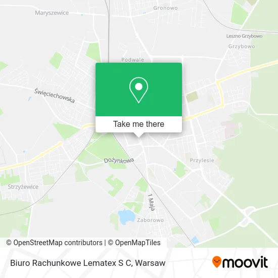 Карта Biuro Rachunkowe Lematex S C