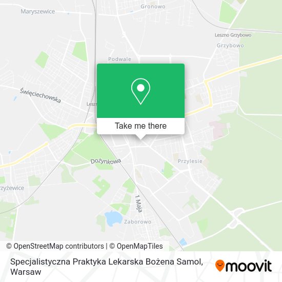 Specjalistyczna Praktyka Lekarska Bożena Samol map