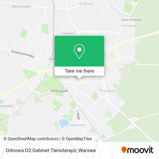 Odnowa O2 Gabinet Tlenoterapii map