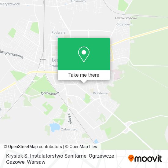 Krysiak S. Instalatorstwo Sanitarne, Ogrzewcze i Gazowe map