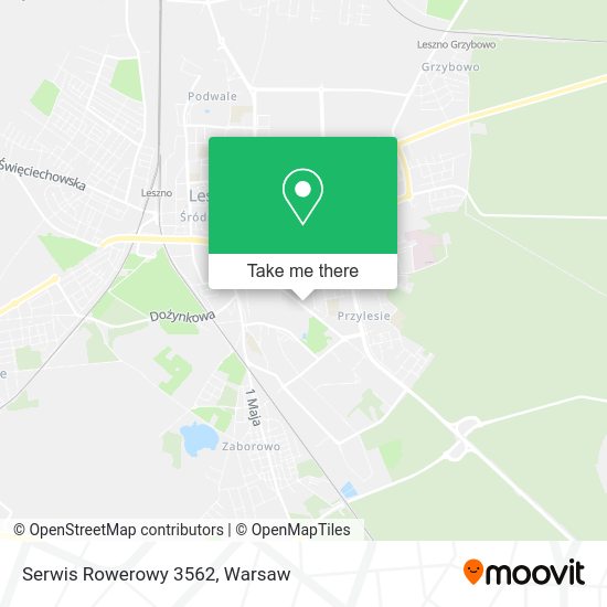 Serwis Rowerowy 3562 map