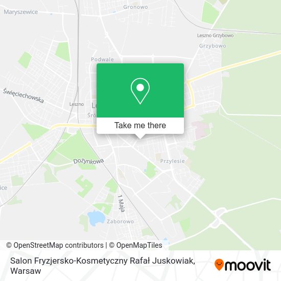 Salon Fryzjersko-Kosmetyczny Rafał Juskowiak map