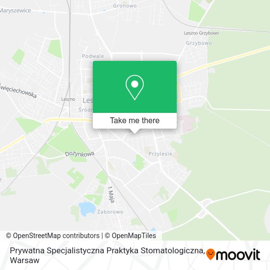 Prywatna Specjalistyczna Praktyka Stomatologiczna map