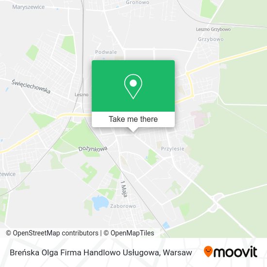 Breńska Olga Firma Handlowo Usługowa map