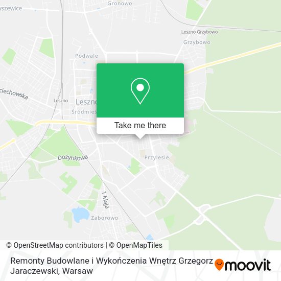 Remonty Budowlane i Wykończenia Wnętrz Grzegorz Jaraczewski map