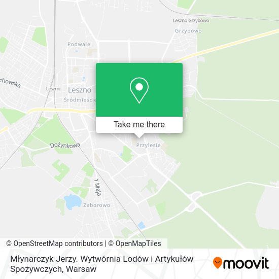 Młynarczyk Jerzy. Wytwórnia Lodów i Artykułów Spożywczych map