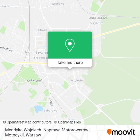 Mendyka Wojciech. Naprawa Motorowerów i Motocykli map