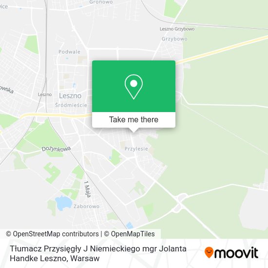 Tłumacz Przysięgły J Niemieckiego mgr Jolanta Handke Leszno map