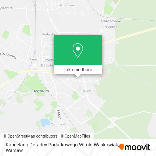 Kancelaria Doradcy Podatkowego Witold Waśkowiak map