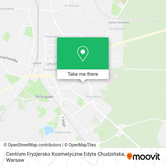 Centrum Fryzjersko Kosmetyczne Edyta Chudzińska map