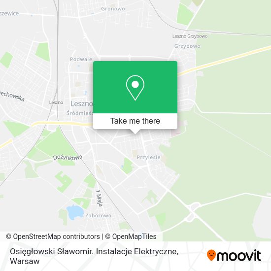 Osięgłowski Sławomir. Instalacje Elektryczne map