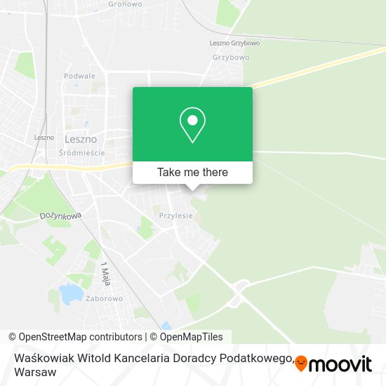 Waśkowiak Witold Kancelaria Doradcy Podatkowego map