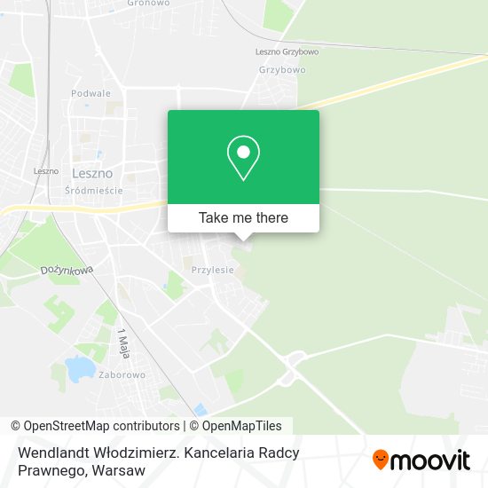 Wendlandt Włodzimierz. Kancelaria Radcy Prawnego map