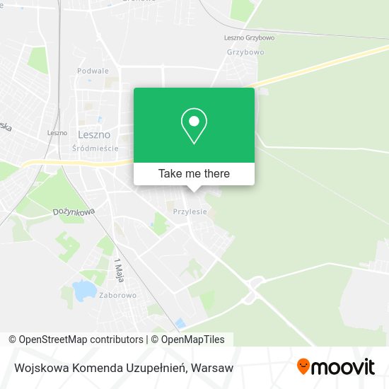 Wojskowa Komenda Uzupełnień map