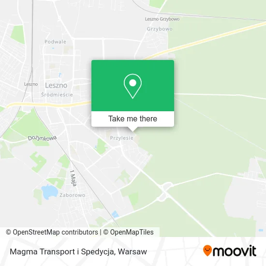 Карта Magma Transport i Spedycja